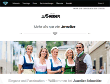 Tablet Screenshot of juwelier-schneider.at